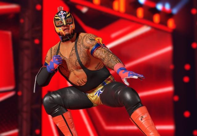 Rey Mysterio, lutador da capa de WWE 2K22