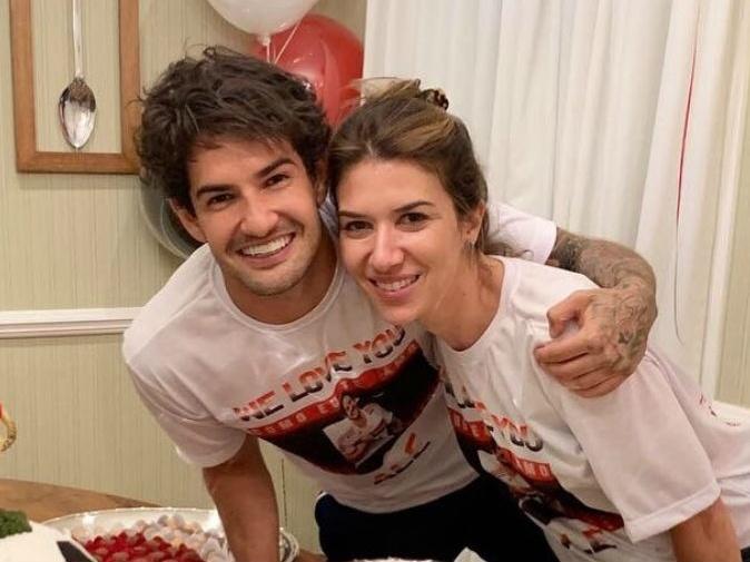 Alexandre Pato e Rebeca Abravanel.