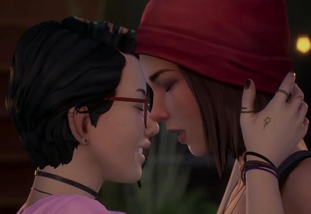 Cena onde Alex e Steph se beijam em Life is Strange: True Colors