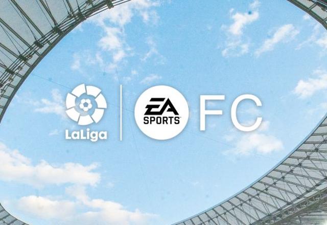 Imagem promocional da parceria entre EA Sports e La Liga