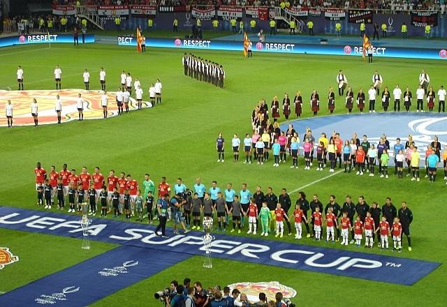 Os maiores campeões da Supercopa da UEFA são da Champions League