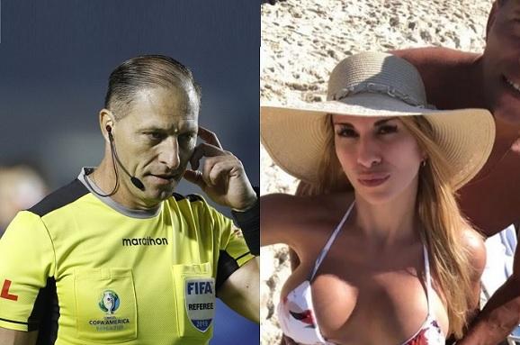 Romina Ortege e Néstor Pitana