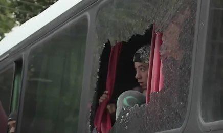ônibus com corintianos são apedrejados no RJ