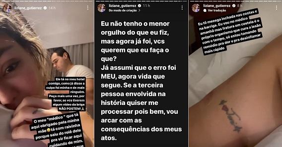 Liziane Gutierrez se envolve em briga por causa do ex