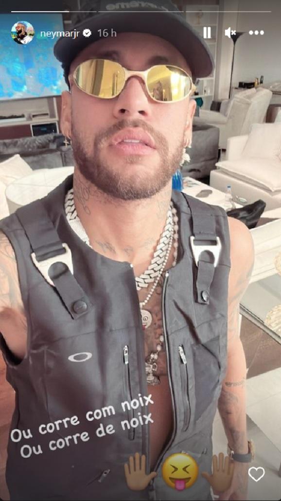 Neymar na festa de Gabriel Medina