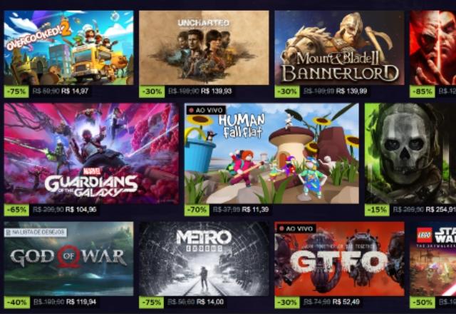 Ofertas imperdíveis na Steam: confira os jogos em promoção esta semana