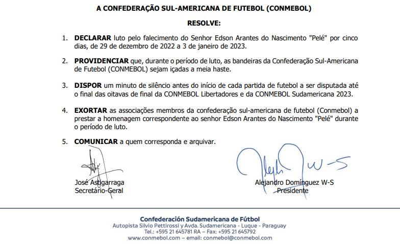Conmebol texto