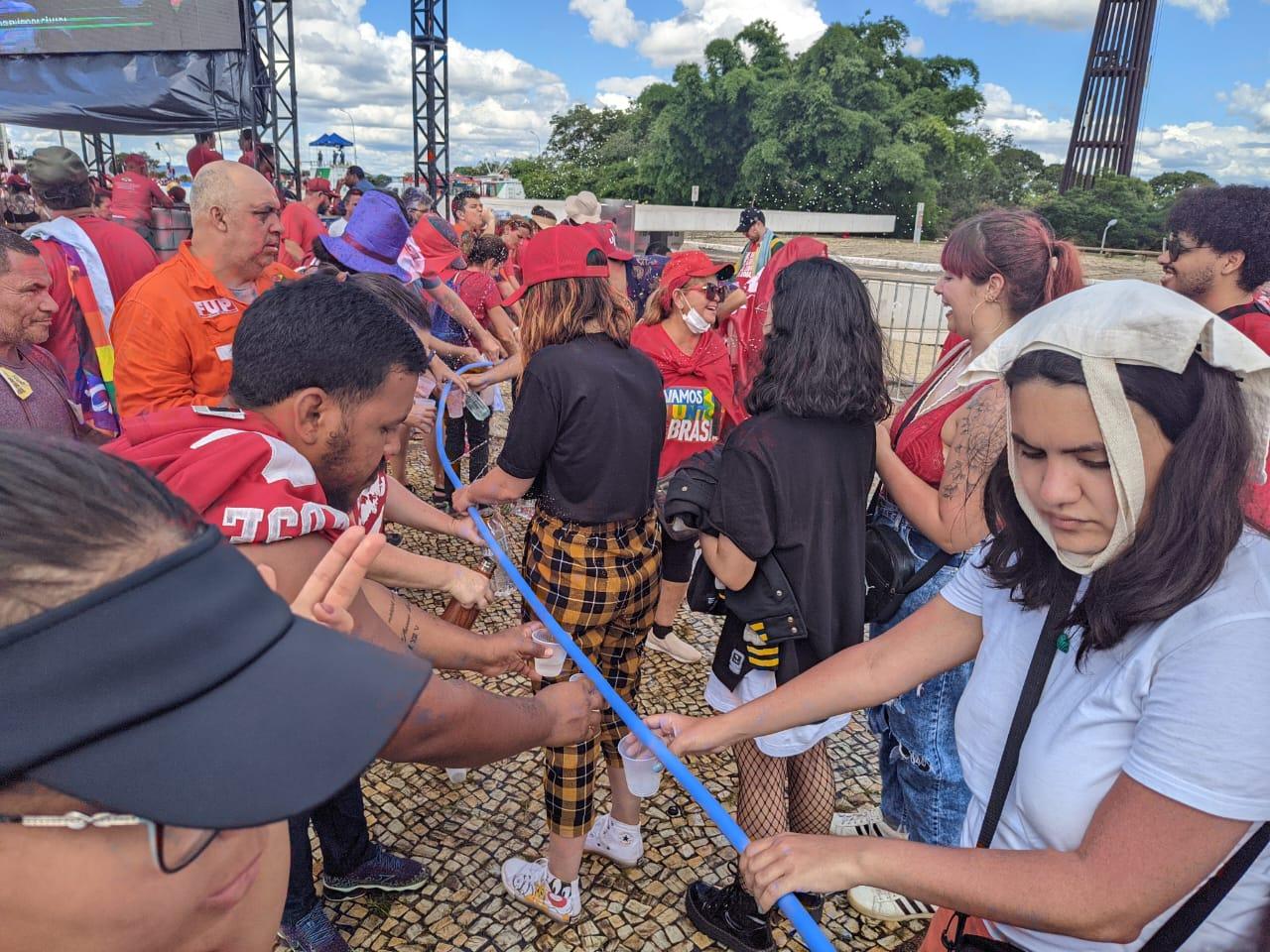 Público na Praça