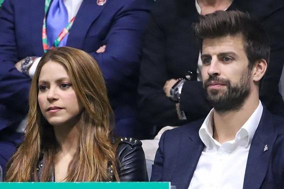 Shakira e Piqué em foto.