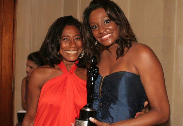 Glória Maria e Joyce Ribeiro no Prêmio Raça Negra em 2009