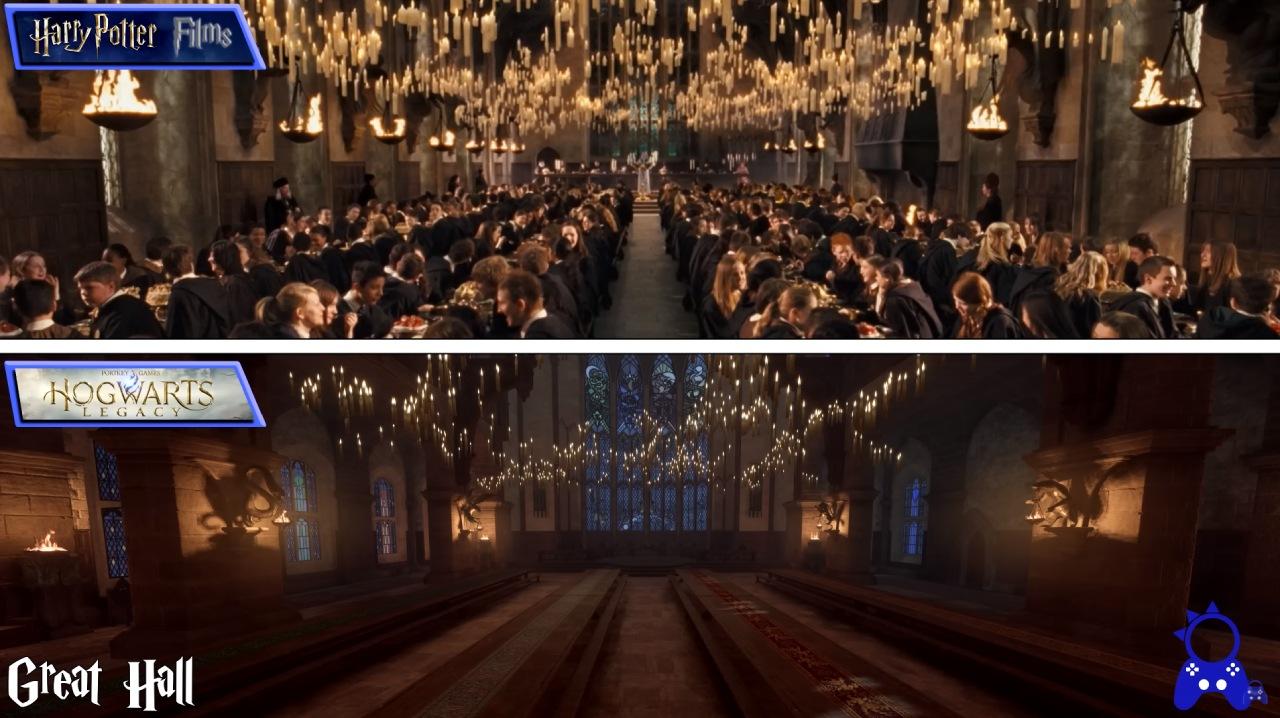 Hogwarts Legacy: compare o jogo com o filme de Harry Potter