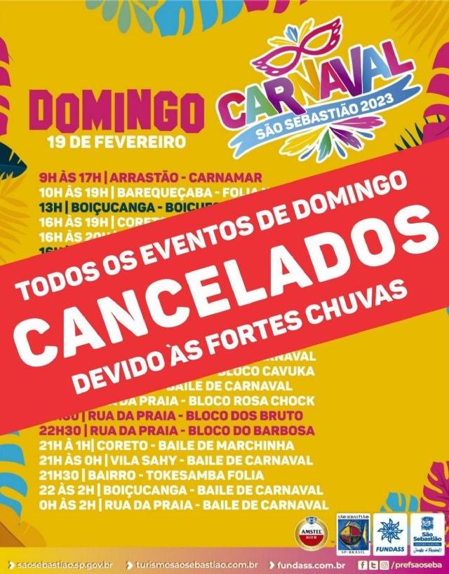 carnaval cancelado