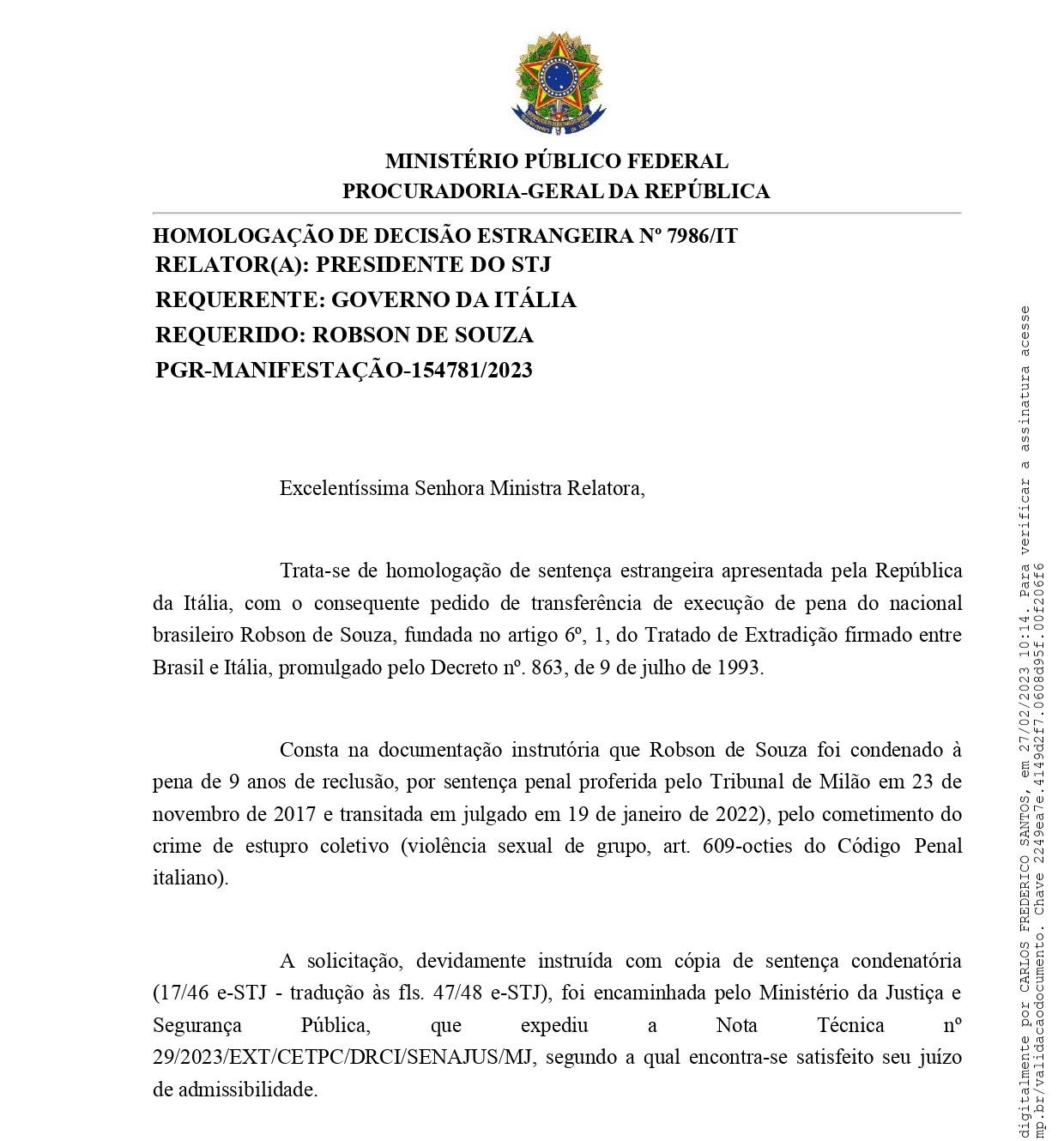 Processo Robinho
