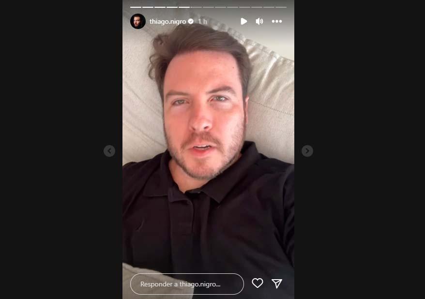 Thiago Nigro abre o coração no Instagram