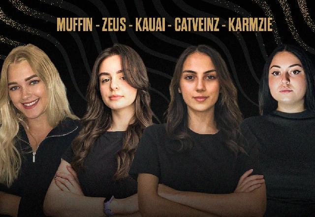 Foto das jogadoras que representarão a iNCO Gaming no PUBG Mobile feminino