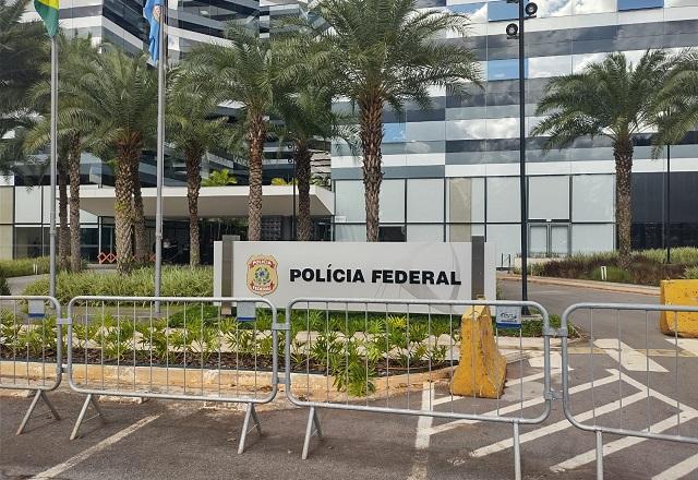 Entrada principal da sede da Polícia Federal (Guilherme Resck/SBT News)
