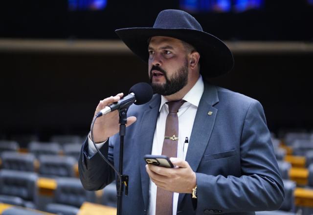 Foto do deputado federal Zé Trovão (PL-SC) na Câmara dos Deputados