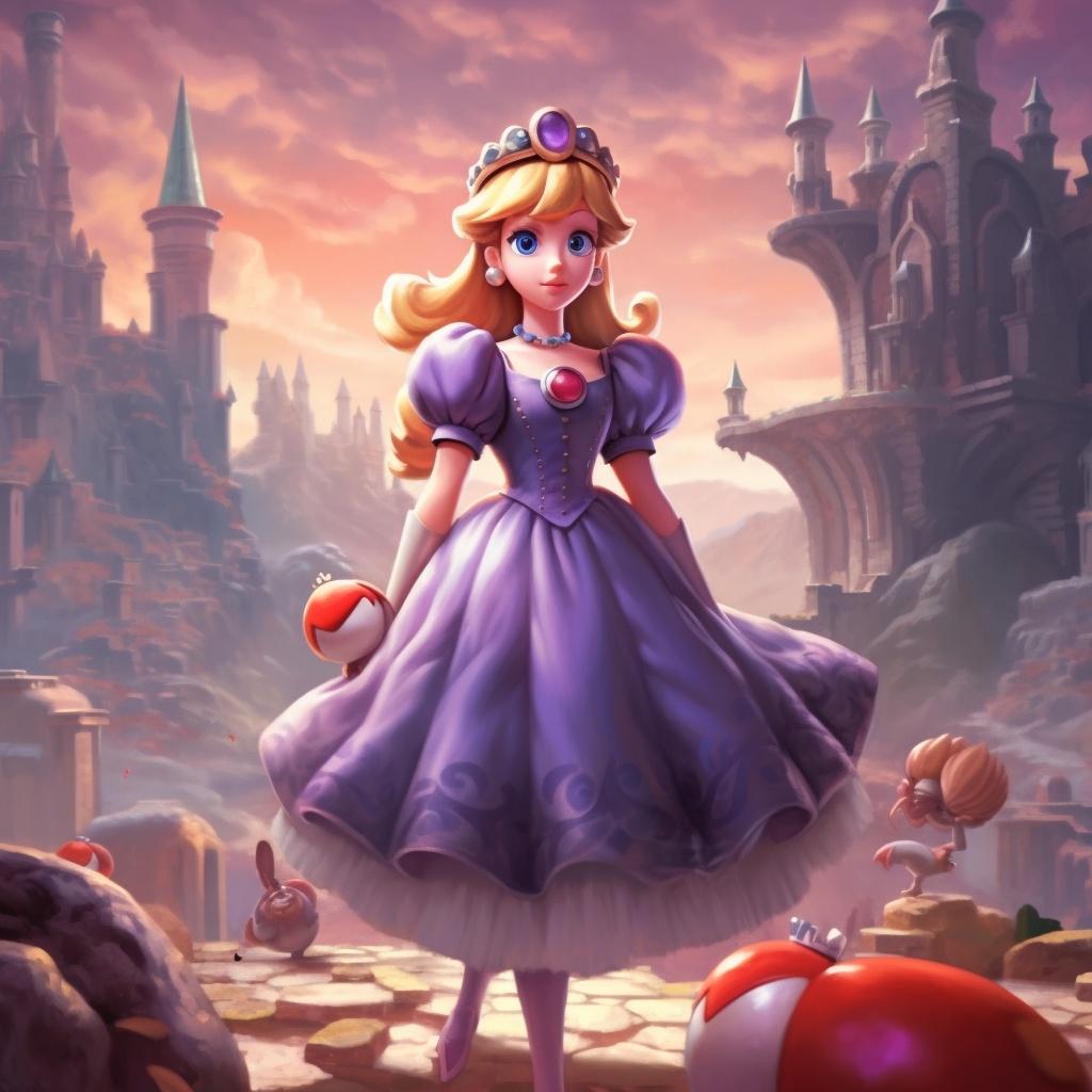 Imagem mostra Princesa Peach sem maquiagem característica da personagem -  Millenium