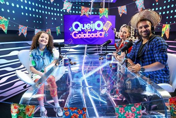 Arlyane Carvalho, Ana Zimerman e Nicholas Torres no Queijo com Goiabada