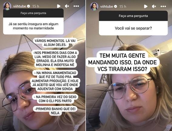 Viih Tube faz cara confusa ao reagir à pergunta sobre separação