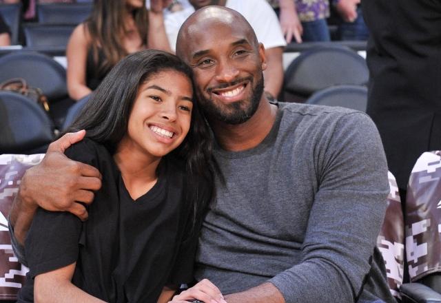 Foto de Kobe Bryant e sua filha Gigi Bryantt