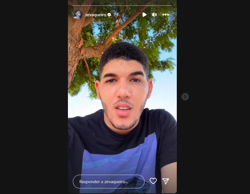 Zé Vaqueiro desabafa no Instagram 