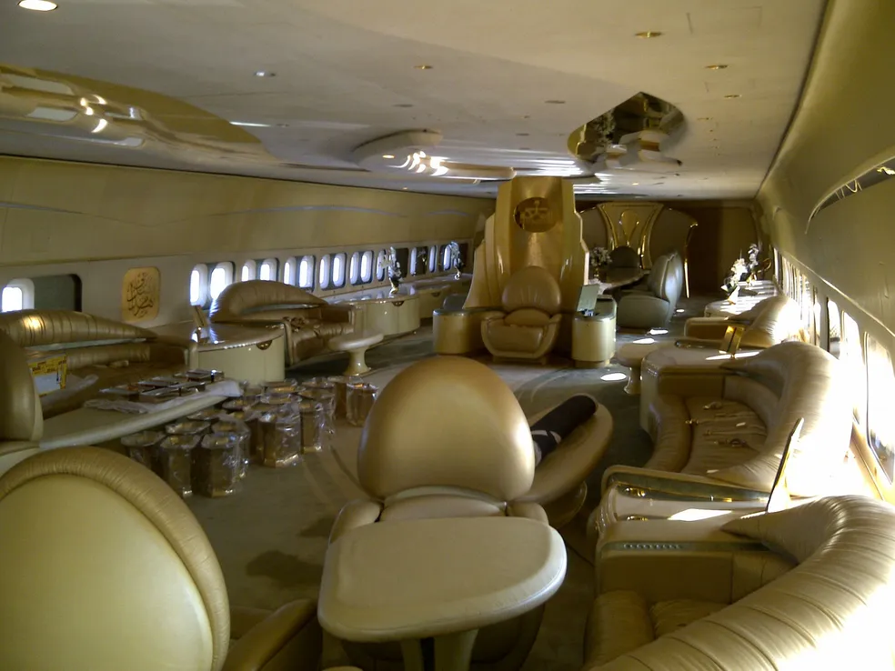 Boeing 747 de R$ 1 bi que buscou Neymar