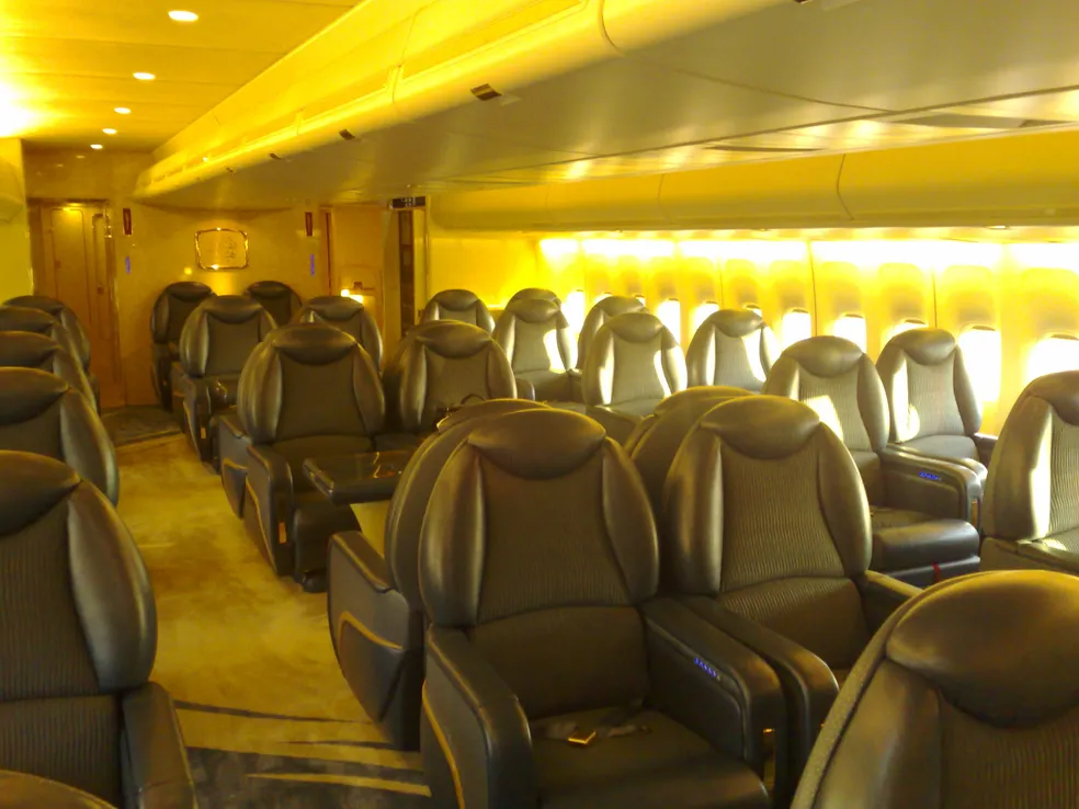 Boeing 747 de R$ 1 bi que buscou Neymar