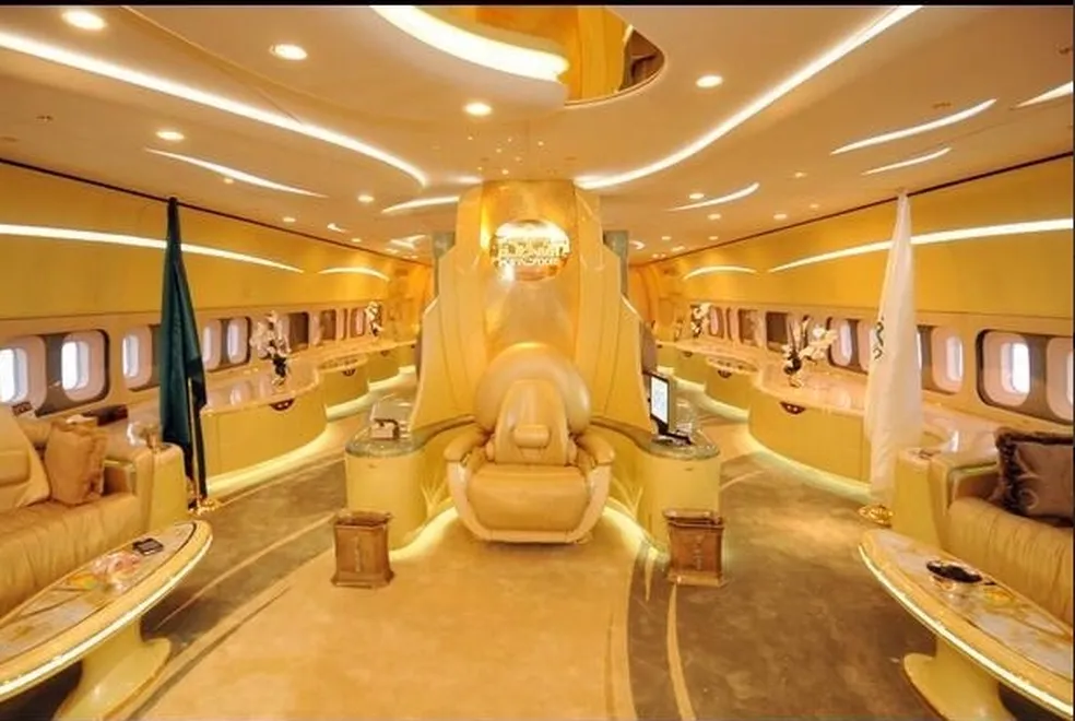 Boeing 747 de R$ 1 bi que buscou Neymar - Foto: Reprodução