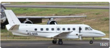 Avião acidentado