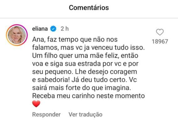 Eliana manda recado carinhoso para Ana Hickmann Já venceu SBT TV SBT TV