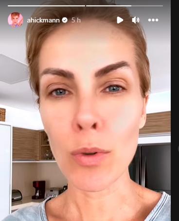 Ana Hickmann reaparece no Instagram após agressões 