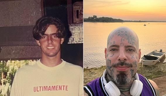 Antes e depois do Tico Santta Cruz