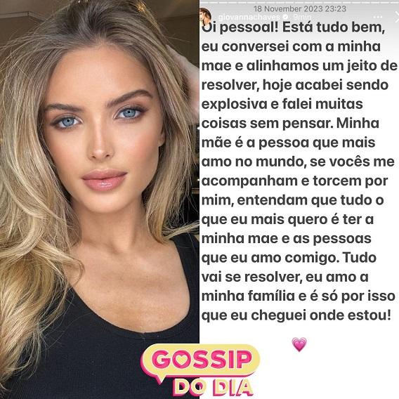 Giovanna Chaves faz desabafo sobre independência financeira