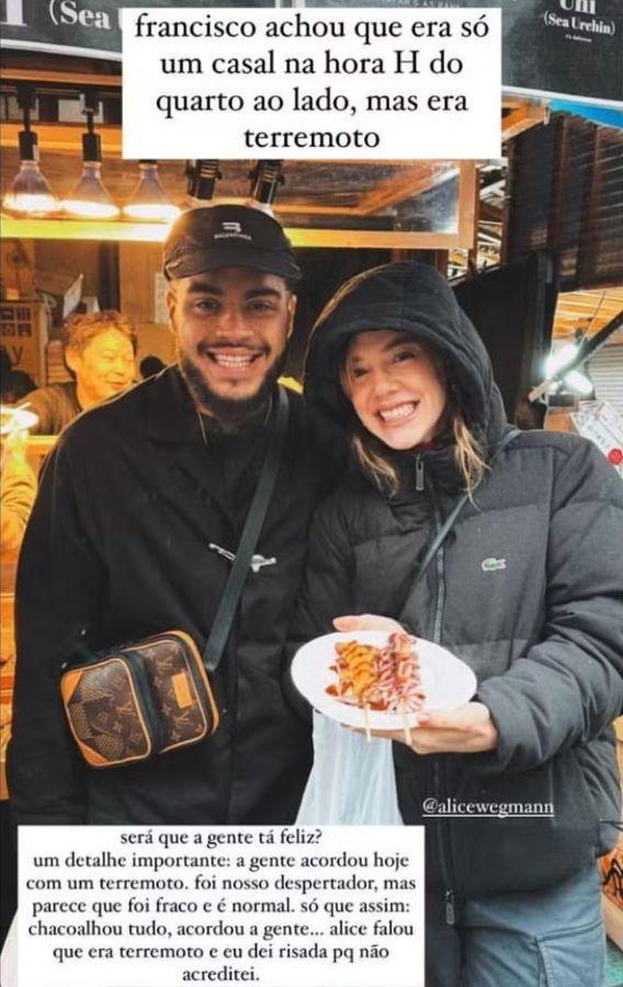 Alice Wegmann e Francisco Gil