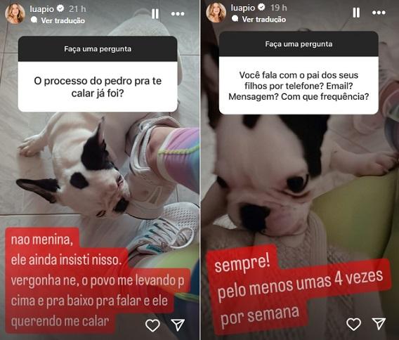 Luana Piovani responde dúvidas dos fãs 