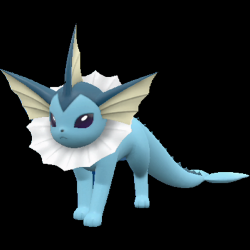 Sprite de Vaporeon em Pokémon Scarlet e Violet