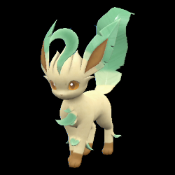 Sprite de Leafeon em Pokémon Scarlet e Violet