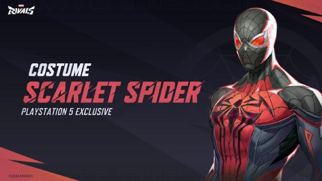 Visual de Aranha Escarlate em Marvel Rivals