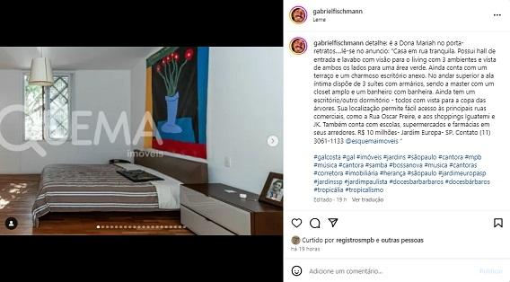 Ex-produtor de Gal Costa desabafa sobre venda de apartamento da cantora