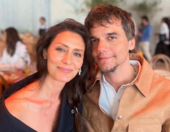 Maria Fernanda Cândido e Wagner Moura