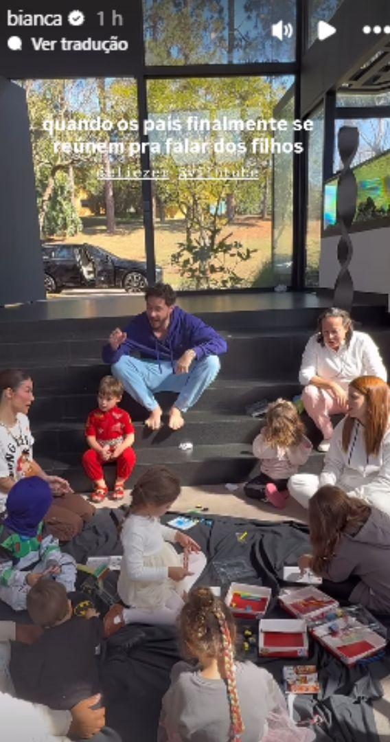 Bianca Andrade brinca no aniversário do filho