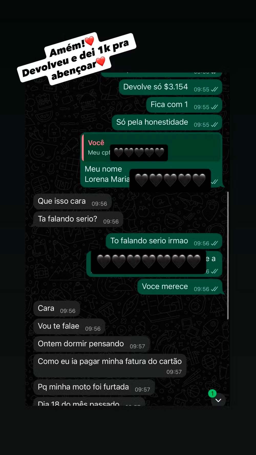 Stories de Lorena Maria.