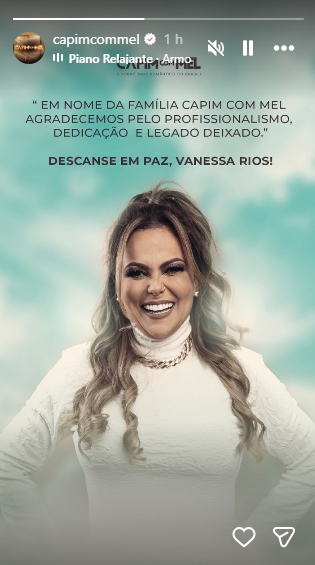Stories da banda Capim com Mel.