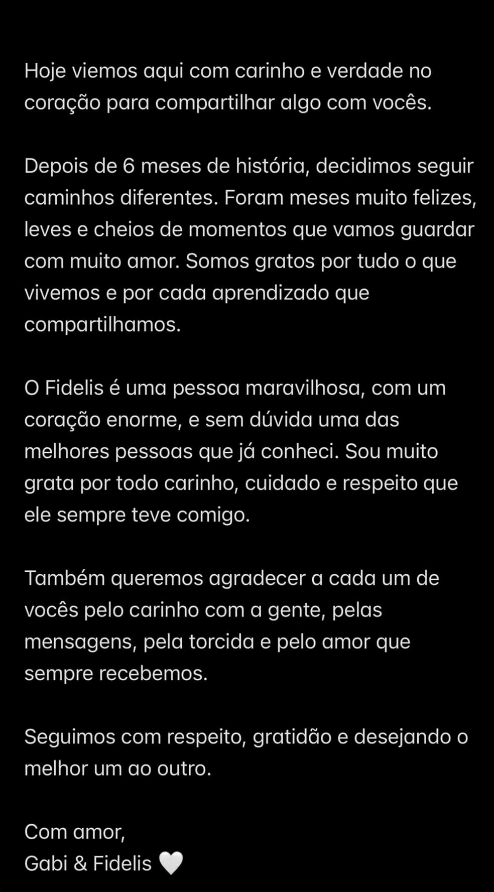 Stories de Gabi Martins.