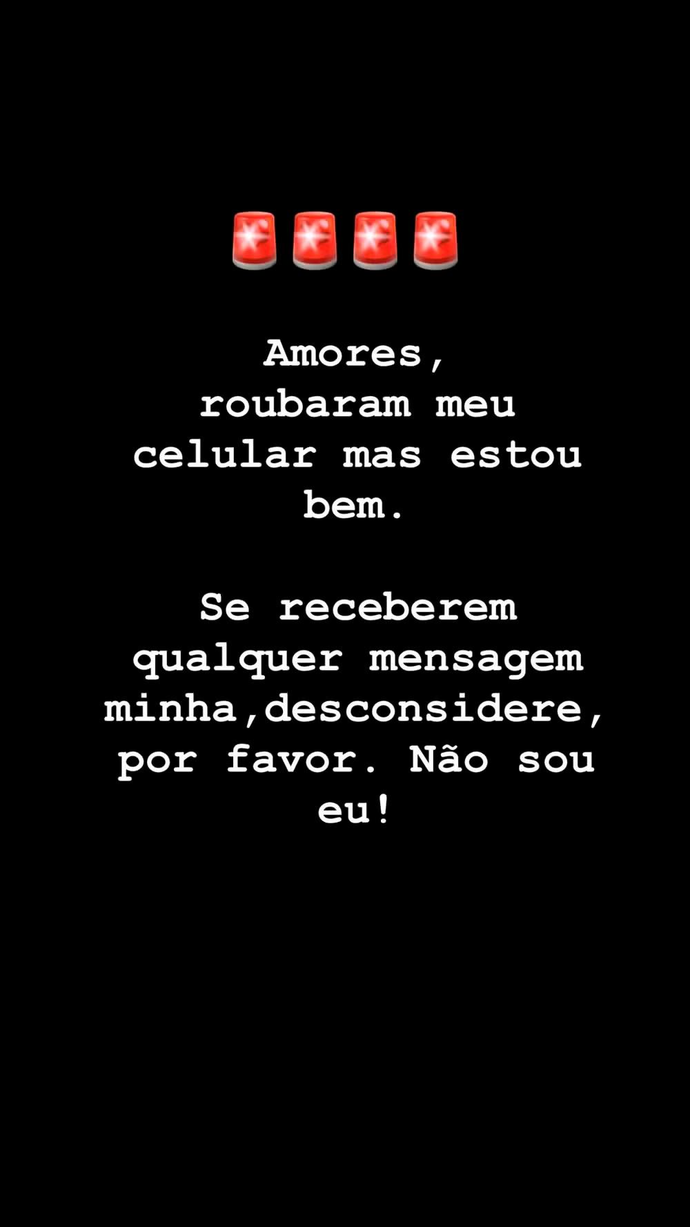 Stories de Camila Pitanga.