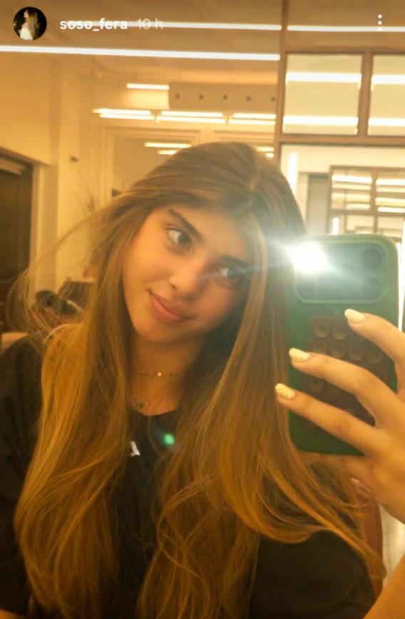 sofia massafera exibindo o novo visual