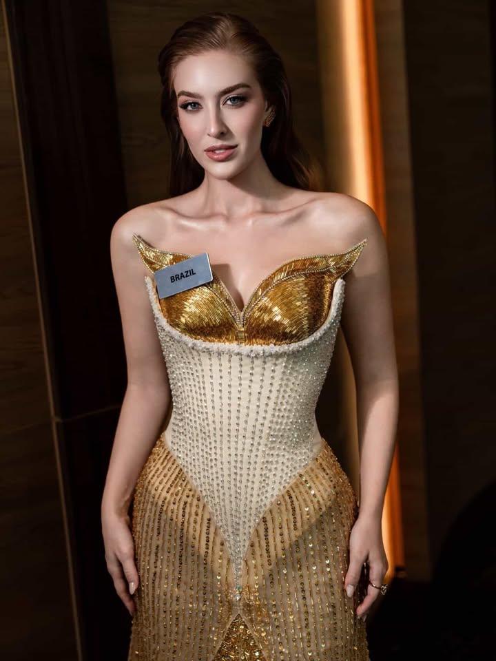 Miss Brasil Mundo, Gabriela Botelho durante evento do Miss Mundo